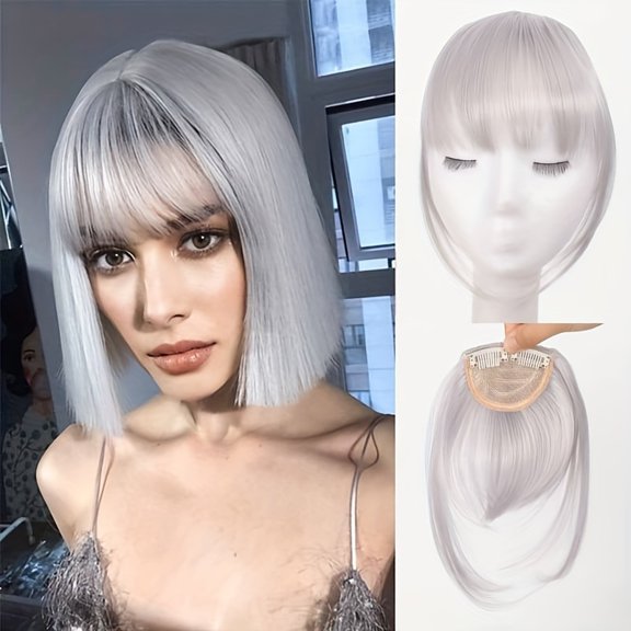 High-level sweet and cool comic bangs with sideburns suitable for women's daily wear |