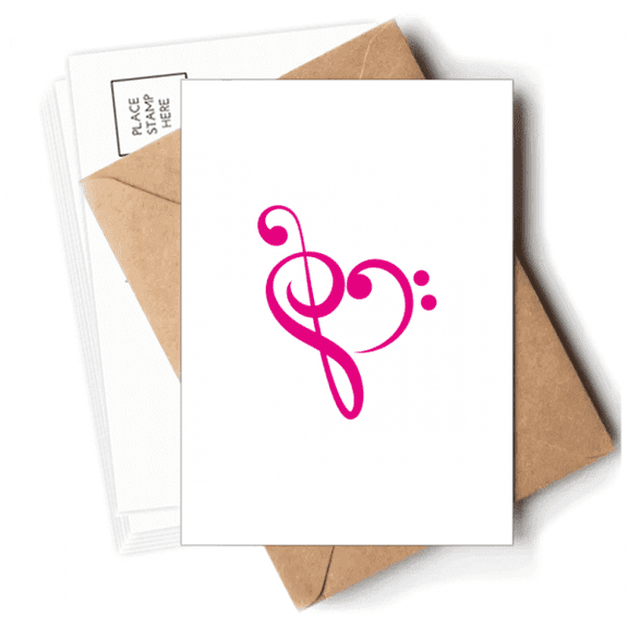 High-nute Low-nute Hearts Postcards Envelopes Blank Note Cards Mailing
