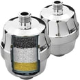 thumbnail image 1 of High-output shower filter - 99% removal of hard water, heavy metals, chlorine, and harmful substances, improves your skin and hair (silver), 1 of 4
