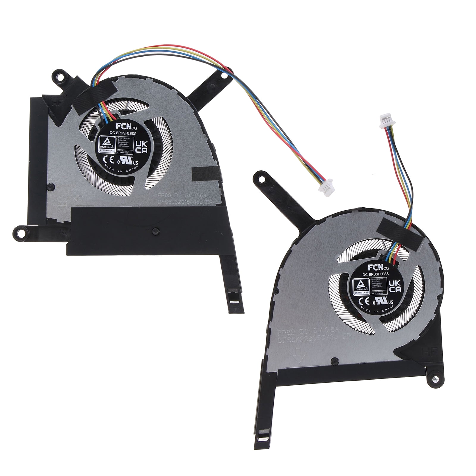 High-performance CPU GPU Cooling Fan Laptops Replacement Cooler 4 Pin Power Connector Compact-size used for FX507