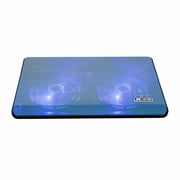 High-performance Laptop Cooler Laptop Cooling Pad Double Fans Cooler with Two USB Ports Support for Laptops Under 17 inch Blue