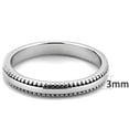 thumbnail image 1 of High polished (no plating) Stainless Steel Ring with No Stone for Women Minimalist Theme No Stone Stone Color Style TK3503 Size 9, 1 of 4