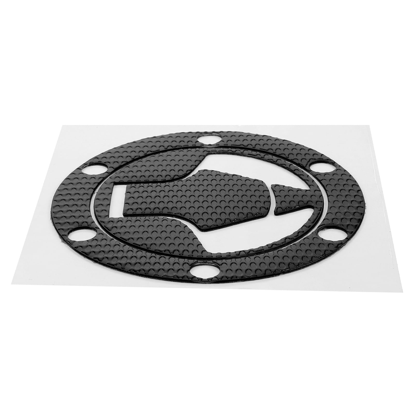 Masteelf Durable Rubber Motorcycle Tank Protector with Stylish Design Black Universal Fit for