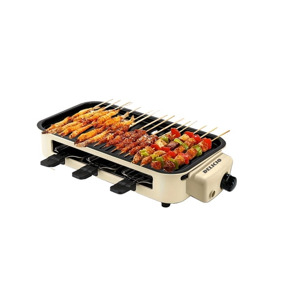 High-power indoor tabletop barbecue grill, suitable for home cooking