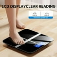 thumbnail image 1 of High-precision Bathroom Scale, Electronic Scale, Accurate, LED Display And Temperature Display， No Batteries, Ultra-wide Platform, Tempered Glass Material, Suitable for Gyms, University Dormitories, 1 of 9