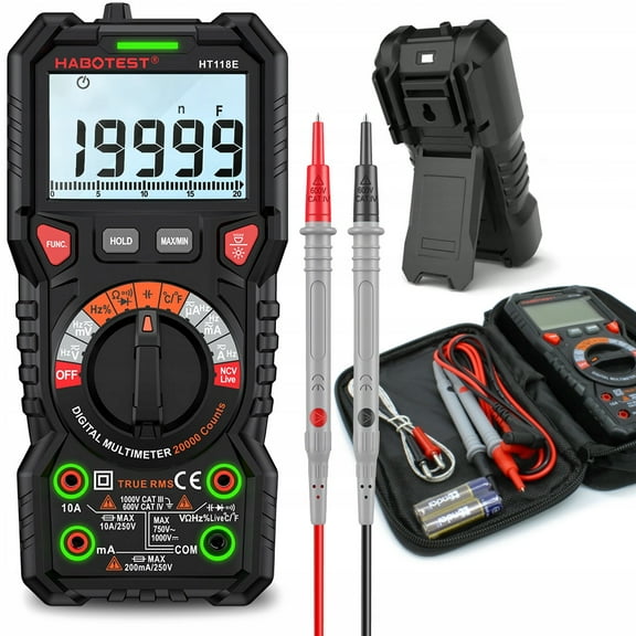 High-precision fully intelligent anti-burning maintenance multimeter