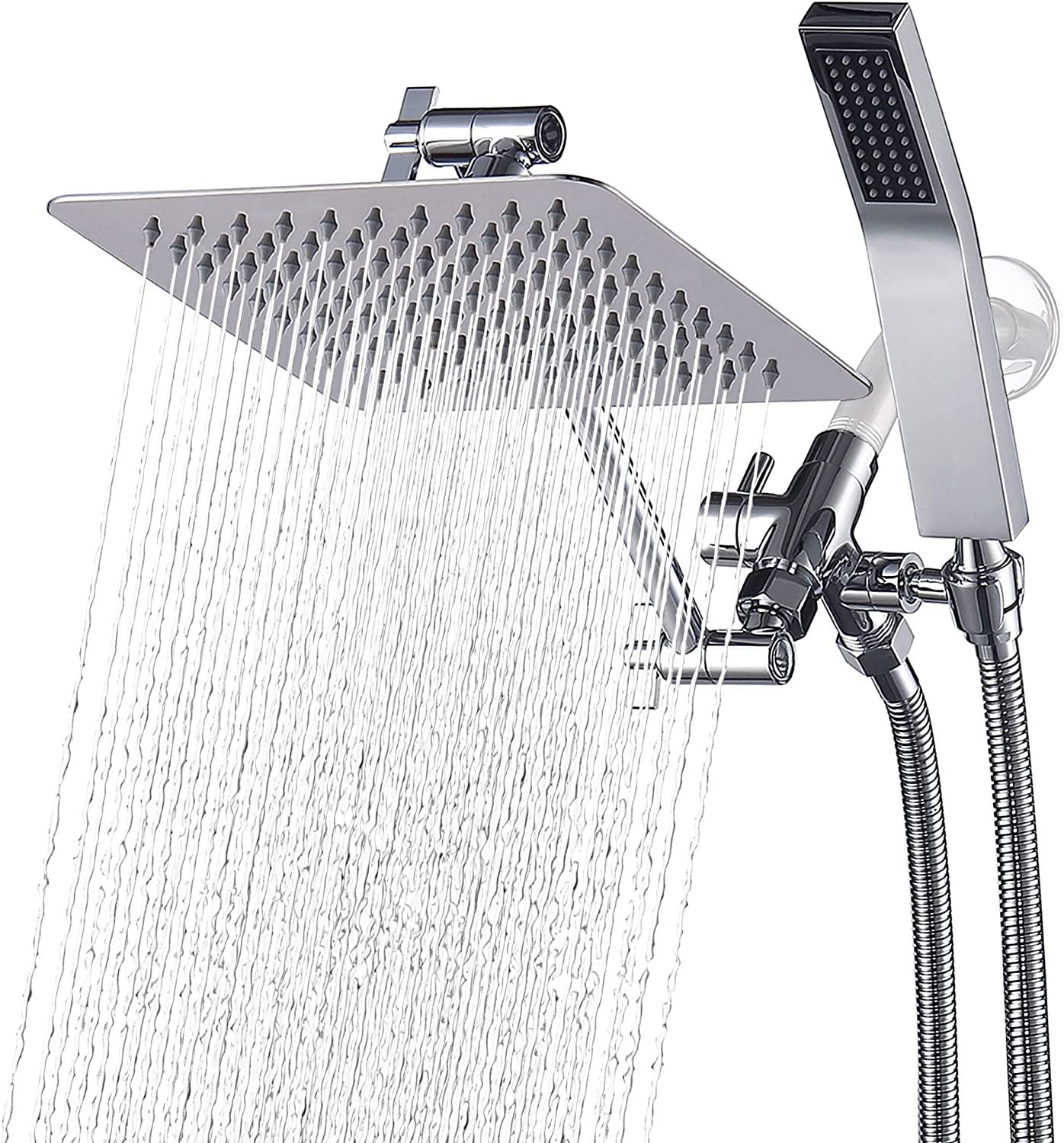High pressure shower head combination, 10inch allmetal shower head