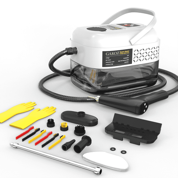 High pressure steam cleaner, high-temperature carpet cleaner, handheld household steam cleaner, steam cleaner, easy to carry, suitable for kitchen fumes, sofas, small air conditioners