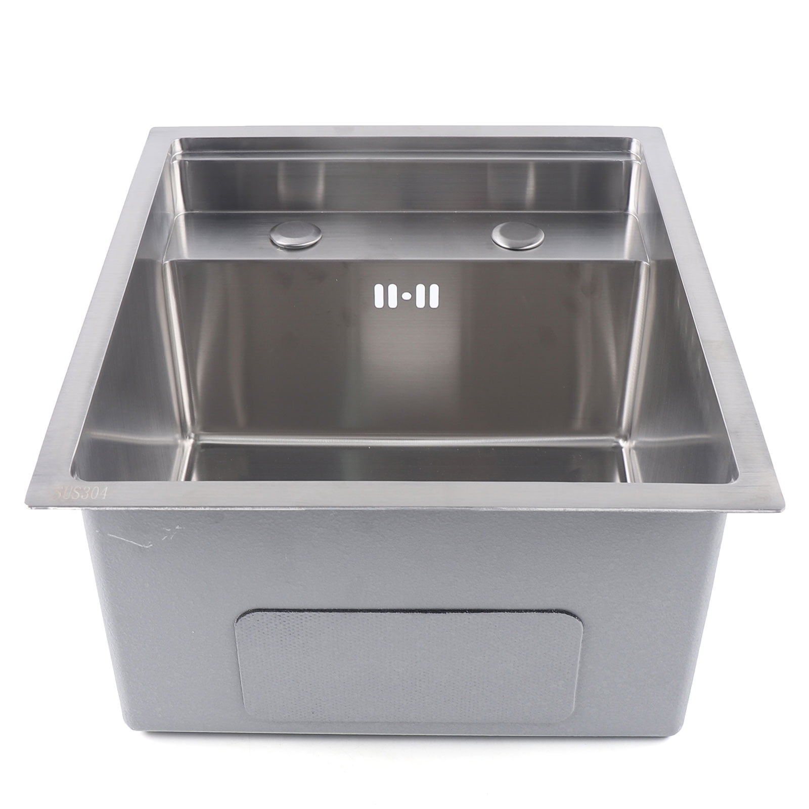 High-quality 304 Stainless Steel Kitchen Sink with Large Size (13.7811.659.06in), Excellent Drainage, Anti-condensation Coating, Easy Installation