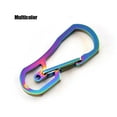 thumbnail image 1 of High quality Accessories Titanium Plating Outdoor Tool Climbing Carabiner Key Ring Hook Keychain Holder Camping Clip MULTICOLOR, 1 of 1