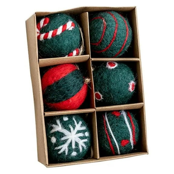 High-quality DIY Wool Felt Balls for Christmas Tree Decoration - Creative,sturdy