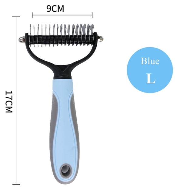 Highquality DualSided Pet Grooming Brush The Ultimate Tool for Removing Mats and Tangles in