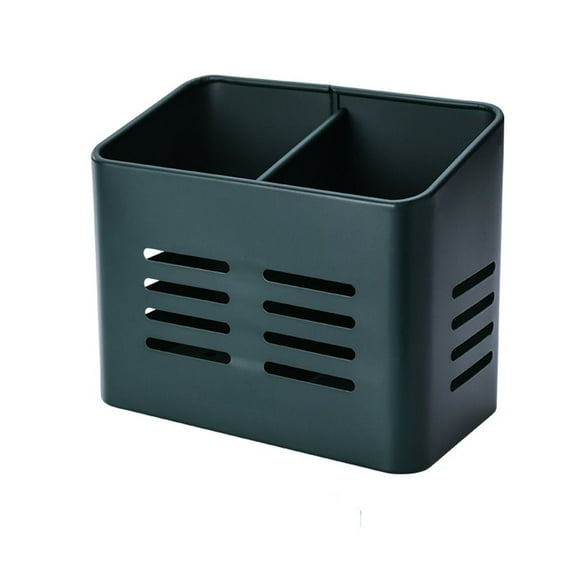 High-quality Durable Kitchen Tool Stationery Kitchen Utensil Pen Holder Cookware Organizer Chopsticks Fork Spoon Holder Stainless Steel Chopstick Holder Cutlery Dryer Drainer Rack GREEN
