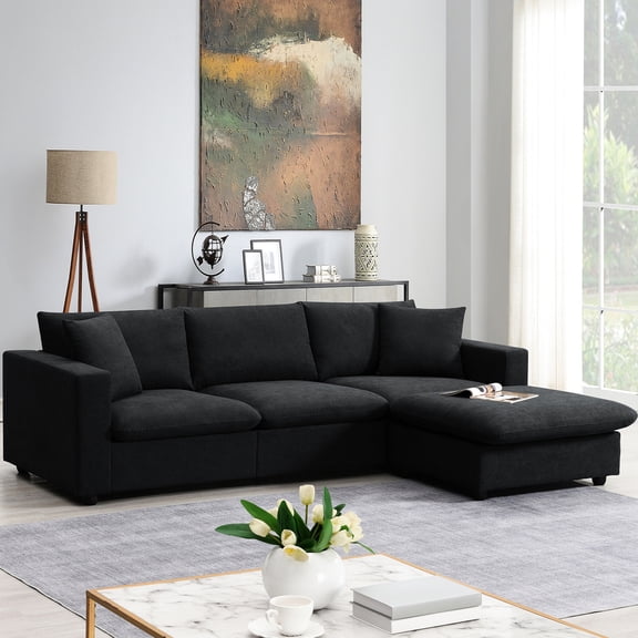 High-quality Fabric - Convertible Ottoman for Flexibility - In Living Rooms - Stable Seating