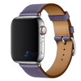 thumbnail image 1 of High quality Leather for Apple Watch Band  41/45mm Series7 6 5 4 3 Sport Bracelet 42mm 38mm Strap for iwatch6 SE Band 40mm 44mm (42 44 45 49MM,LightPurple), 1 of 7