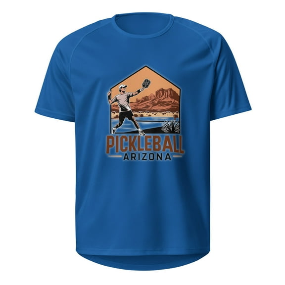 High-quality Men's Arizona Pickleball sports jersey (Royal Blue, 2XL)