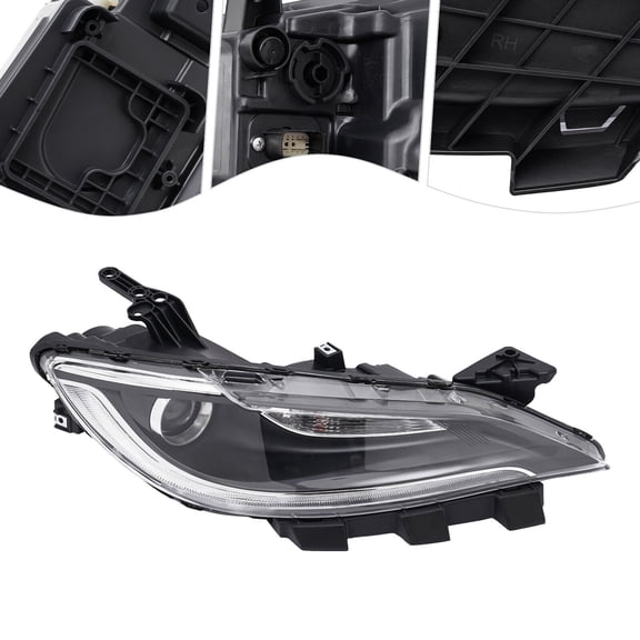 High-quality PP PMMA And PC Halogen Headlight Right Headlight Headlight Fits 2016-2017 Chrysler 200 C/Limited Sedan 4-Door