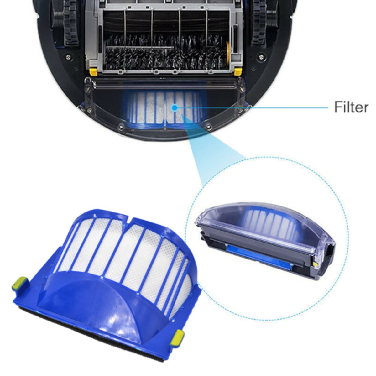 Highquality Replacement Parts Vacuum Filter for iRobot Roomba 500 600