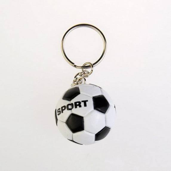Unisex Simulation Football Keychain for Sports Enthusiasts Individually Packed Plastic Key Chain Accessories Printed