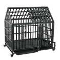 High quality and durable heavyduty pet crate with roof designed for
