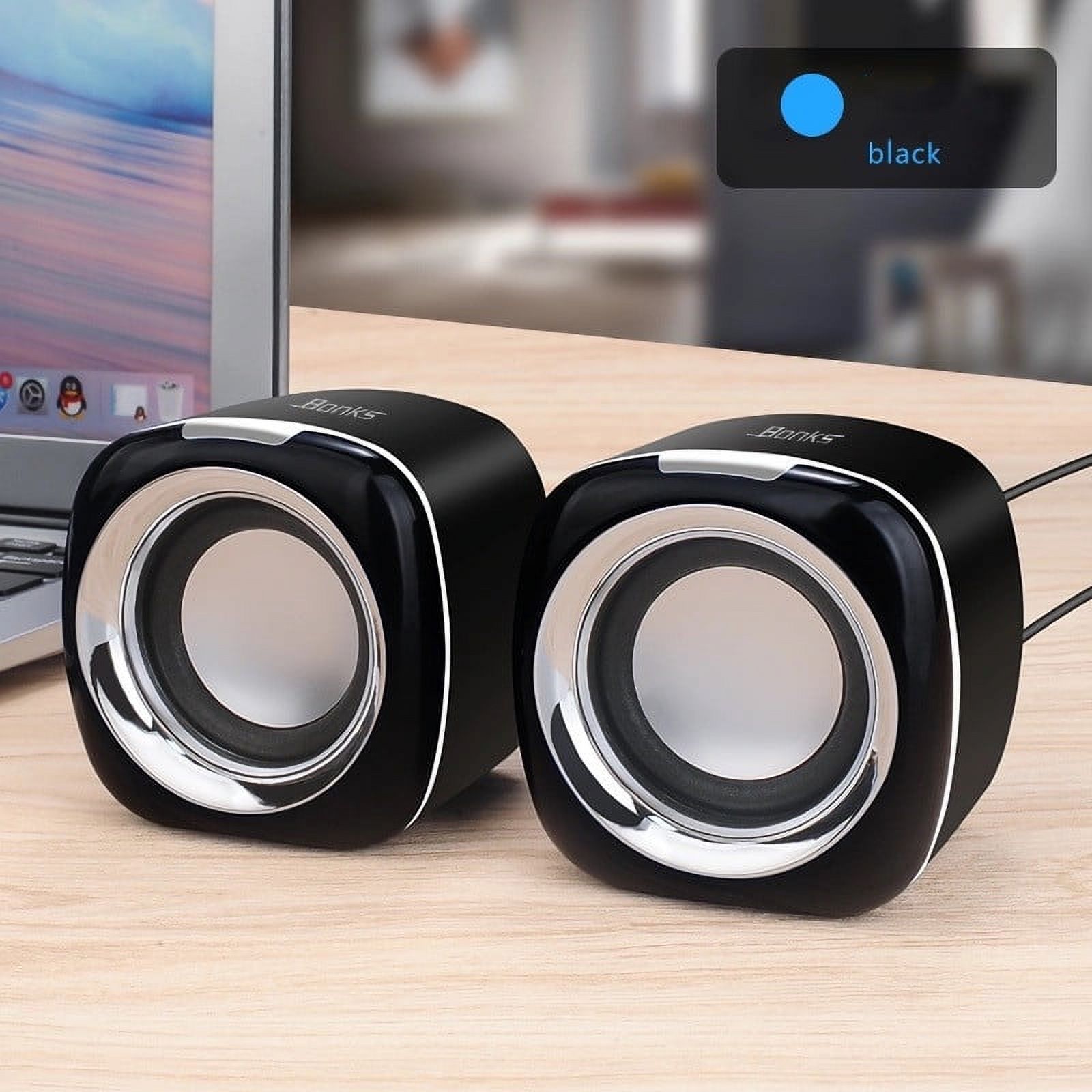 Highquality glossy material Computer Speakers, USB powered Speakers