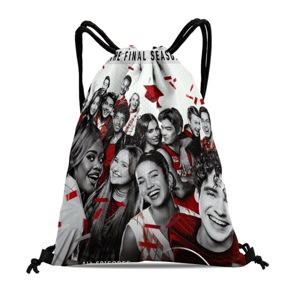 High school musical Hiker and Swimmer Bag:Waterproof and suitable for fitness, yoga, travel, beach, and shopping, measuring 15.7*17.7 inches.