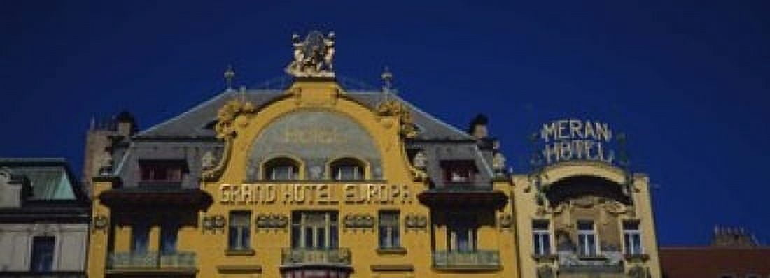 High section view of a hotel Grand Hotel Europa Prague Czech Republic Canvas Art - Panoramic Images (18 x 7)