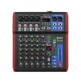 thumbnail image 1 of High sound quality! D Debra Audio Pro Portable Recording Mixer Audio With USB 99 DSP Digital Effects For DJ Mixer Console Karaoke Recording Studio (SI-6UX (6 Channel)), 1 of 13