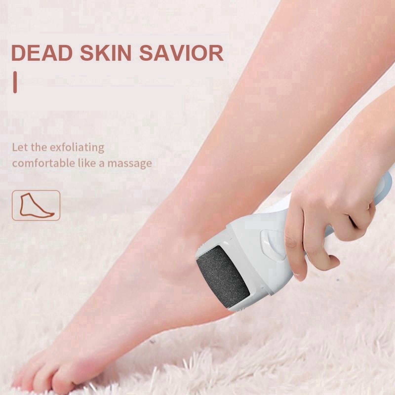 YA YATECH Electric Foot Callus Remover, High Speed Pedicure Tool with 3 Interchangeable Rollers for dead skin cracked heels