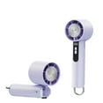 thumbnail image 1 of High-speed handheld folding ice compress fan with digital display, 1 of 10