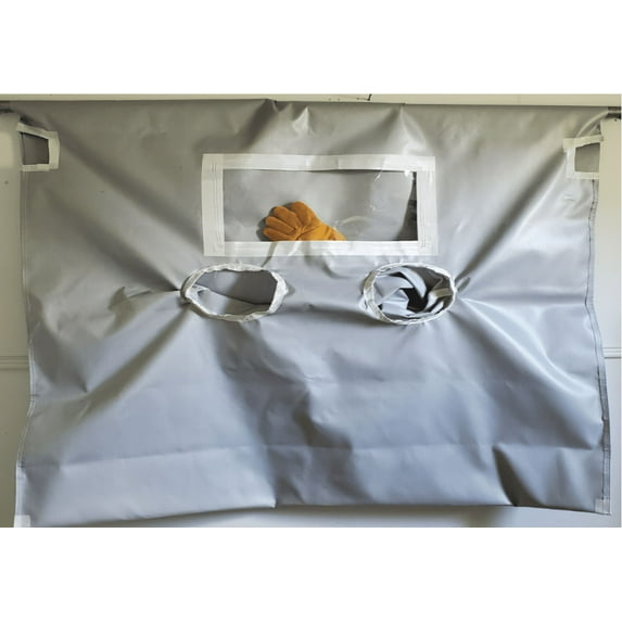 High Temperature Glove-bag 400F-size-60" x 60" F-4 Set Sleeves