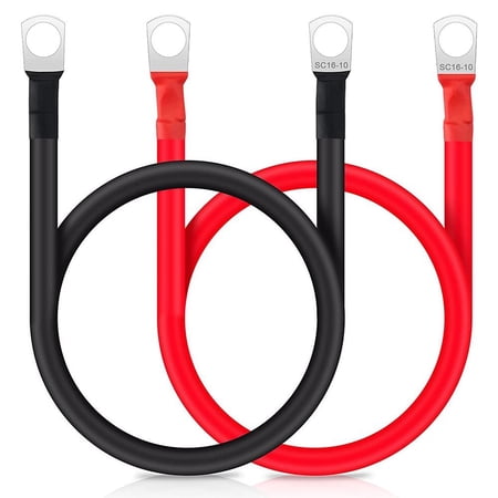 High temperature resistance Motorcycle 12V 2AWG Battery Inverter Cable Solar RV Marine Auto Battery Cable Car Battery Leads SIZE 2