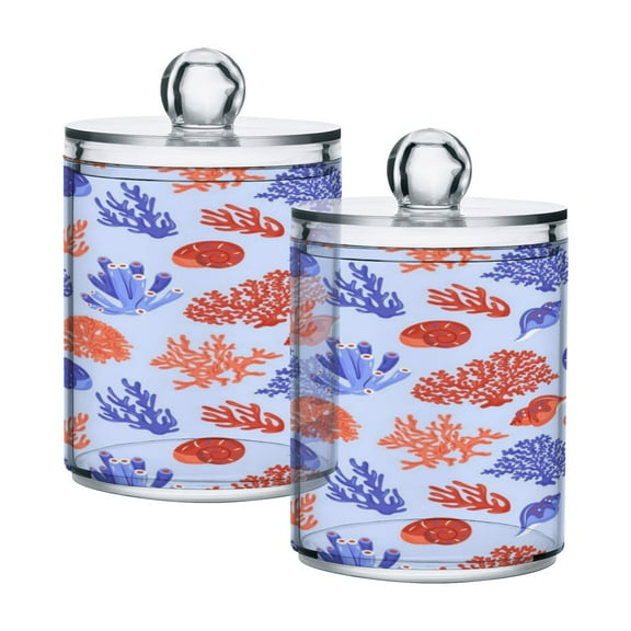High-value clear storage jars keep life organized and within reach Coral and Vase Phoenix Snail