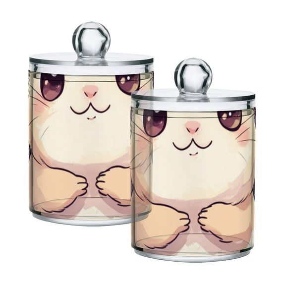 High-value clear storage jars keep life organized and within reach! Mouse