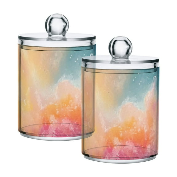 High-value clear storage jars keep life organized and within reach! Pastel Galaxy