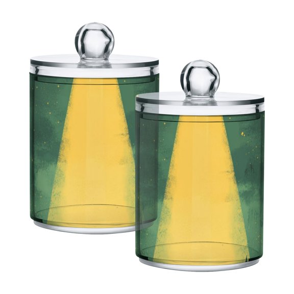 High-value clear storage jars keep life organized and within reach! Spaceship