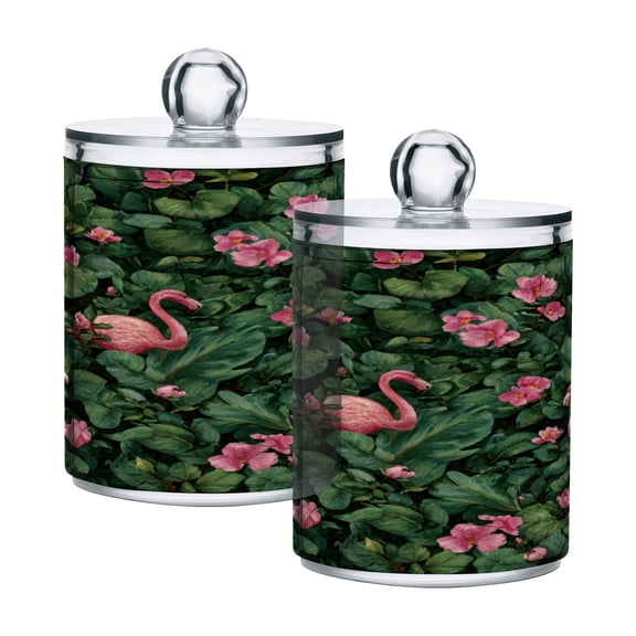 High-value clear storage jars keep life organized and within reach one sizex2 Beautiful Flamingos