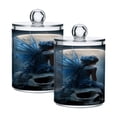 thumbnail image 1 of High-value clear storage jars keep life organized and within reach one sizex2 Blue-butterfly Fairy, 1 of 7