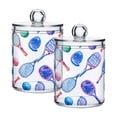 thumbnail image 1 of High-value clear storage jars keep life organized and within reach one sizex4 Pastel Court Sports Tile, 1 of 7