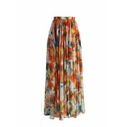 High waist boho print HIRIGIN Long Skirt Women maxi skirt floral print beach skirt Female chic vintage 2020 summer skirt