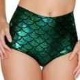 thumbnail image 1 of High waisted Fishscale Prachi women shorts, 1 of 5