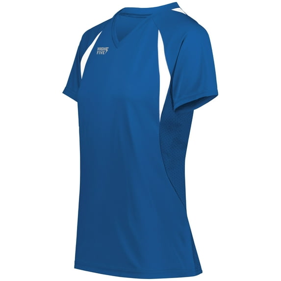 High5 Girls Color Cross Jersey 342233 Power Pink/White L