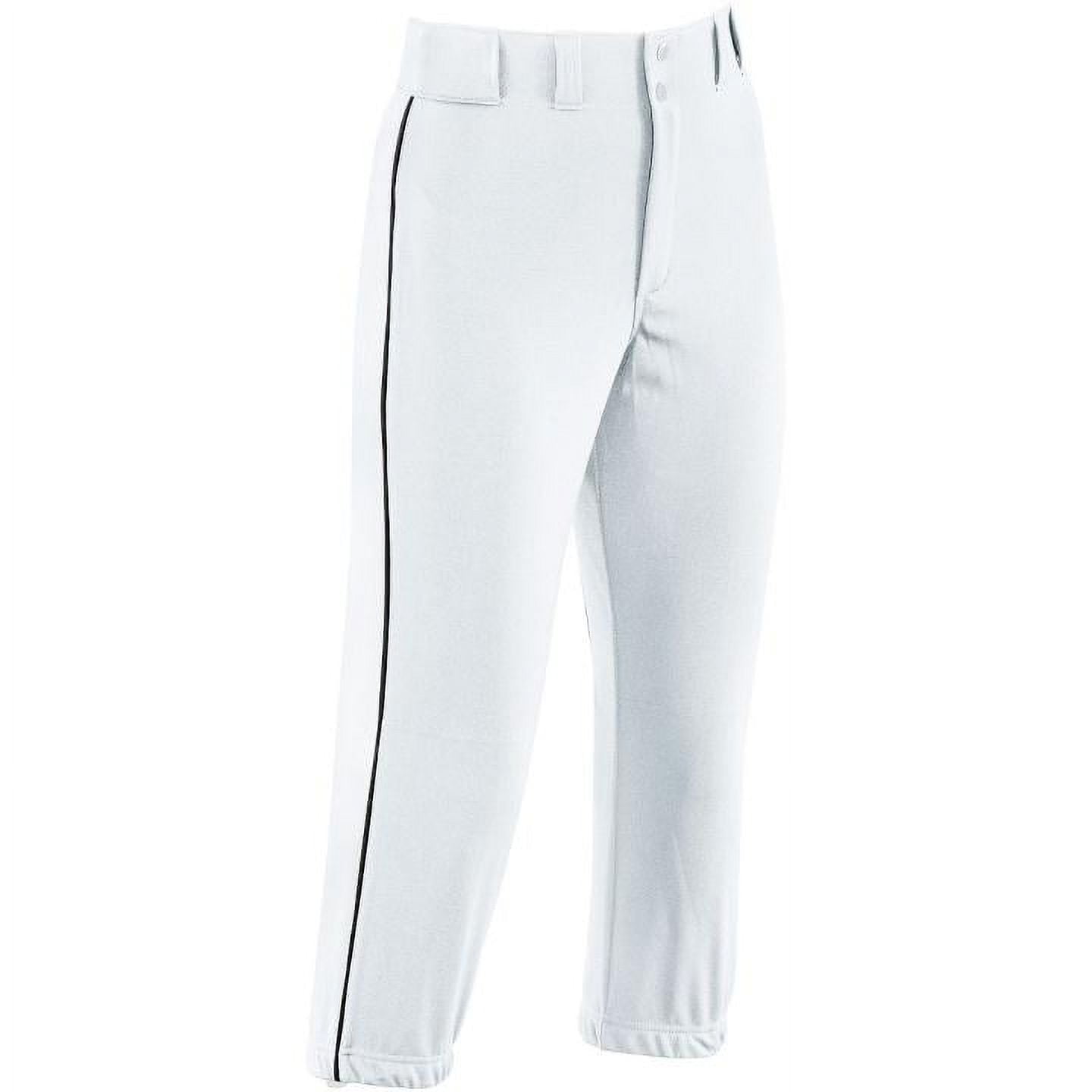 High5 Girls Piped Prostyle LowRise Softball Pant 315103 White/Black S