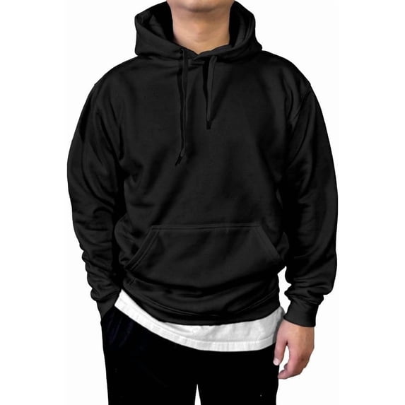 HighFundamental Mens Pullover Fleece Hoodie Sweatshirts Heavyweight Long Sleeve Active Jackets with Kangaroo Pocket