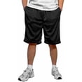 thumbnail image 1 of HighFundamental Men's Athletic Mesh Shorts with Drawstring 2 Pockets Lightweight Gym Workout Wear Basketball Shorts 8" Inseam, 1 of 5