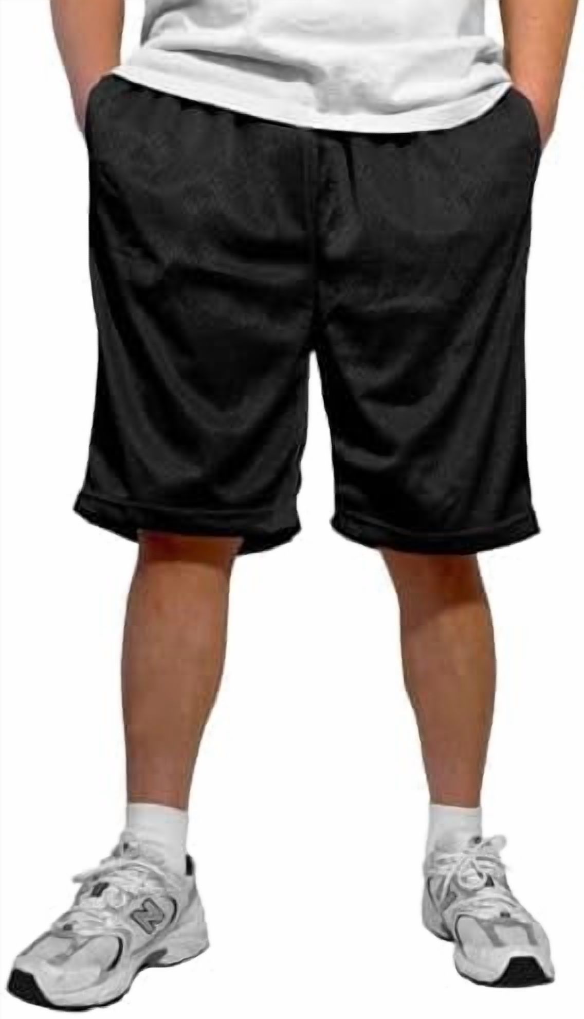 Zpanxa Mens Workout Shorts Solid Cotton Three-point Pants Sports