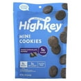 thumbnail image 1 of HighKey, Mini Cookies, Double Chocolate Brownie, 2 oz Pack of 3, 1 of 2