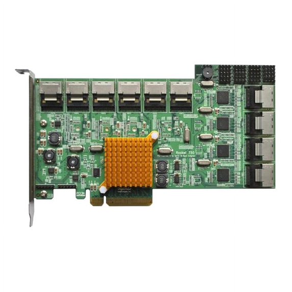 HighPoint Rocket 750 - storage controller (RAID) - SATA 6Gb/s - PCIe 2.0 x8