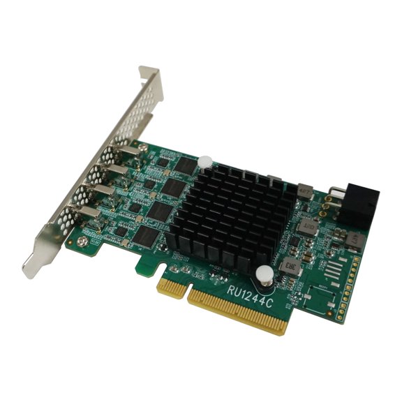 HighPoint RocketU 1244C PCIe 3.0 x8 4-Port USB 3.2 10G Controller