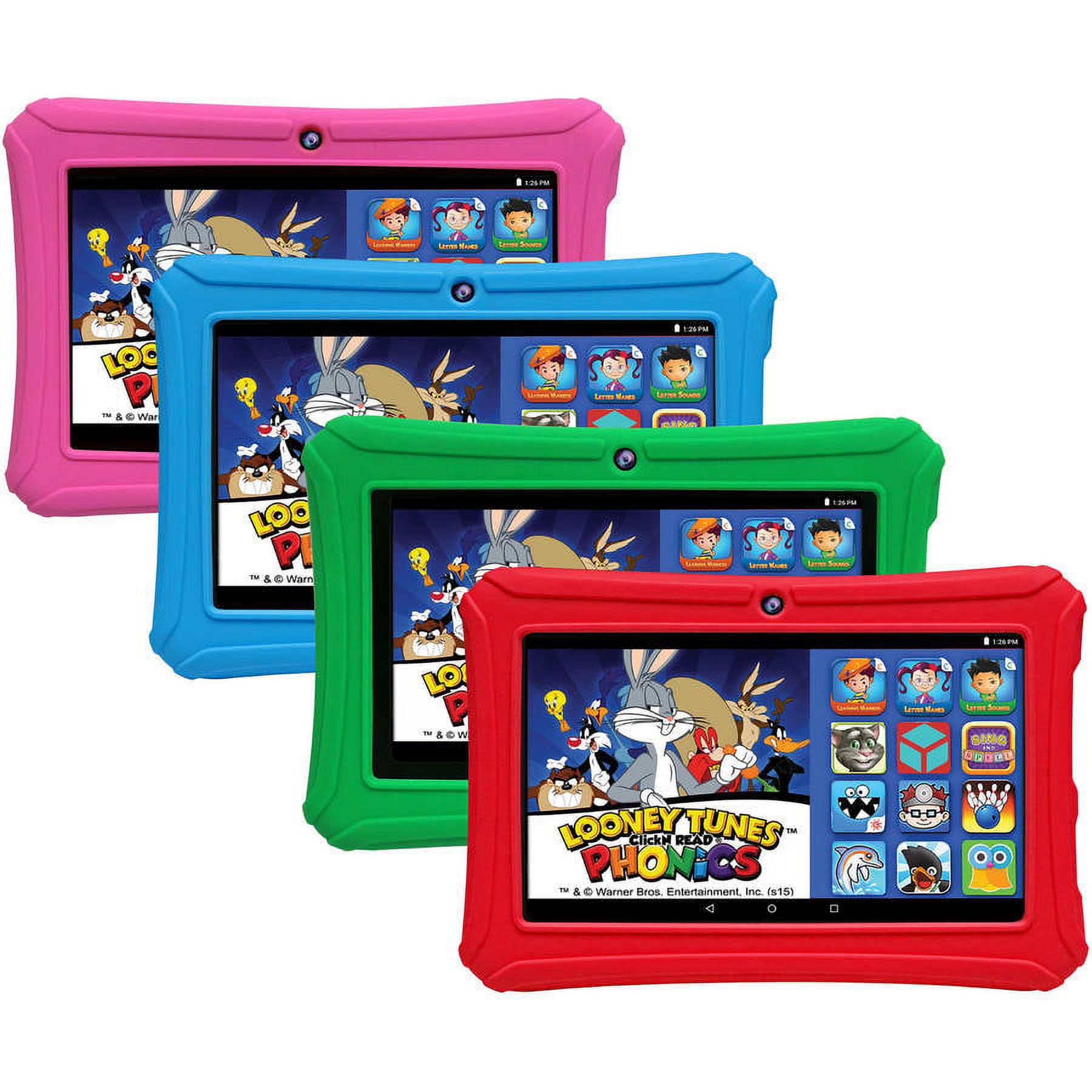 HighQ Learning Tab 7" Kids Tablet 16GB Intel Atom Processor Preloaded with Learning Apps & Games Pink - image 1 of 5